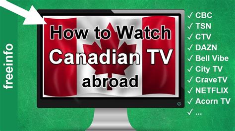 How Watch Canadian Tv Abroad Outside Of Canada Youtube