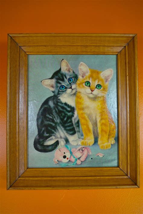 See more ideas about big eyes, big eyes 2014, big eyes movie. Bad Kittens Big Eye Litho Print by Girard 1960s | Litho ...