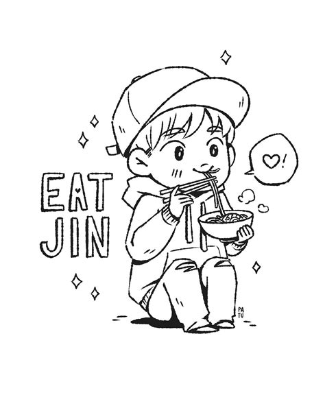 Coloring Page Bts Chibi Coloring Pages Bts Drawings Coloring Books