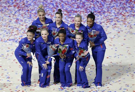 Heres Team Usas New Fierce Five In Womens Gymnastics For The Rio
