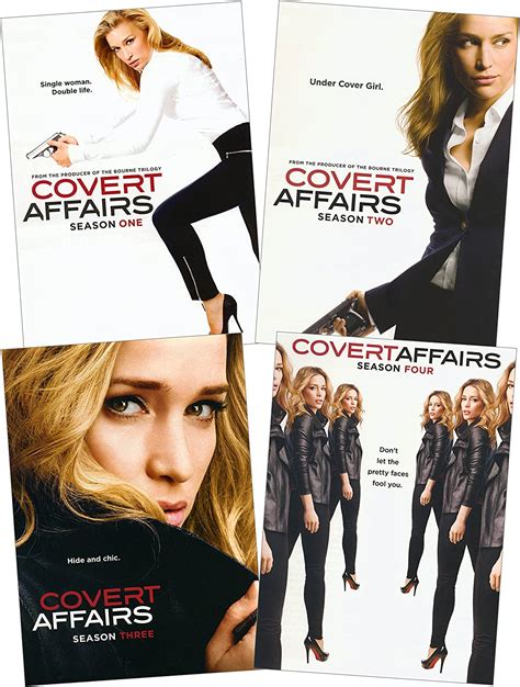 Covert Affairs The Complete Season 1 4 Uk Dvd And Blu Ray