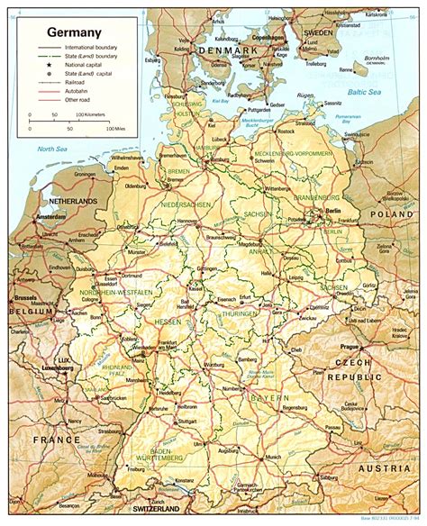 Map Of Germany Geography