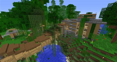 Modern Jungle Town Minecraft Map