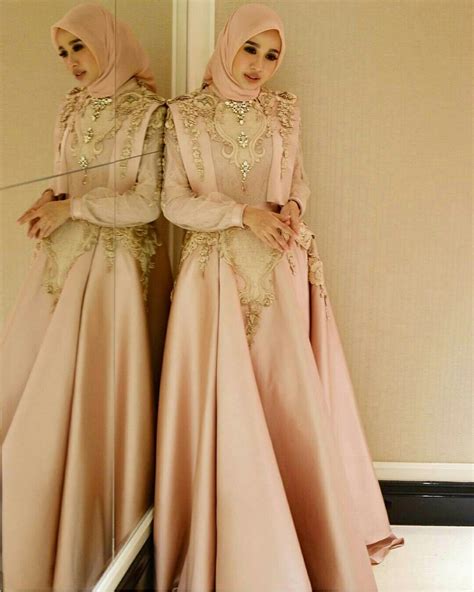 Wedding Gown Hijab Dress Party Muslimah Dress Dress Pesta