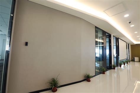 Dupont Tedlar Wallcoverings Corteva Corporate Office Interior Hallway