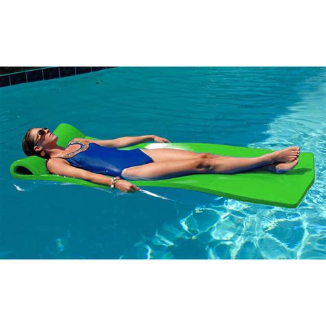 New Deluxe Foam Cushion Unsinkable Oversized Pool Float Cushion Water Raft Ebay