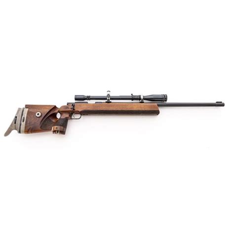 Anschutz Model 1411 Match 54 Bolt Action Single Shot Target Rifle With