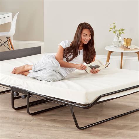 Jay Be Visitor Folding Guest Bed With Memory Foam Mattress Oversize