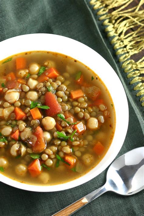 This Middle Eastern Green Lentil Soup Features Tender Lentils Hearty