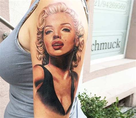 Tattooed Marilyn Monroe Art