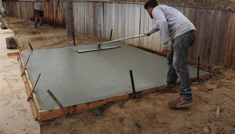How To Pour A Concrete Slab For A Hot Tub The Proper Way