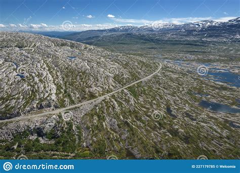 Nordland County Norway Saltfjellet Svartisen National Park Stock