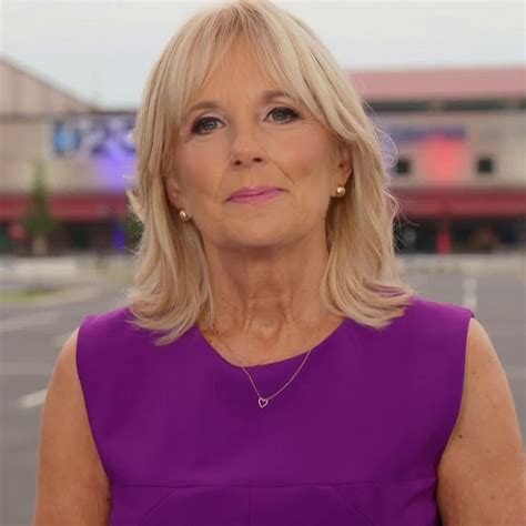 Bidens bring an unexpected piece of furniture. Jill Biden reacts to Trump ad attacking husband's ...