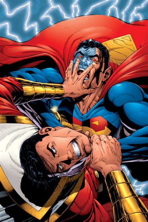 Superman Vs Captain Marvel Comic Art Community Gallery Of Comic Art