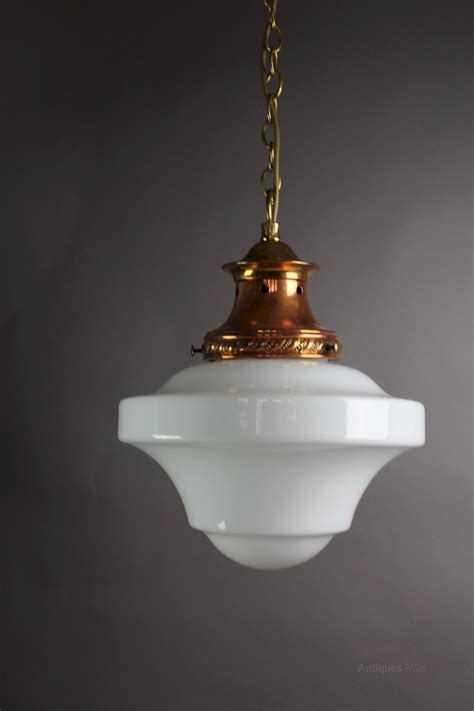 Get 5% in rewards with club o! Antiques Atlas - Edwardian Pendant Light With Milk Shade