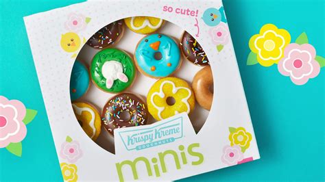 Krispy Kremes Mini Spring Doughnuts With Easter Designs Are Totally