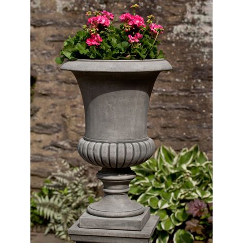 Campania International Kent Urn Cast Stone Planter Stone Planters