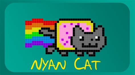 Minecraft Pixel Art Nyan Cat Youtube