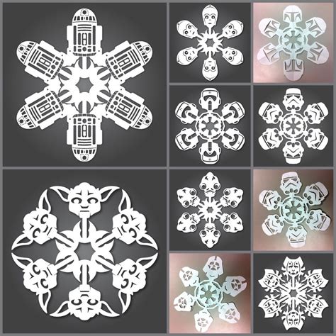 Craft O Rama Star Wars Snowflakes Star Wars Diy Diy Christmas