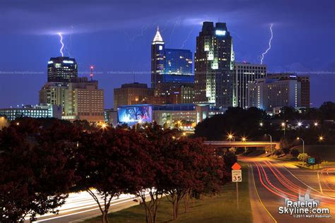 He was sensitive to the challenges of trimming in our yard around fences and concrete edging. Raliegh NC at night during a storm | Raleigh skyline, City ...