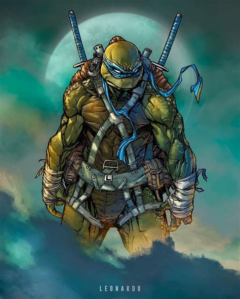 Leo Leonardo Paciarotti Teenage Mutant Ninja Turtles Art Ninja