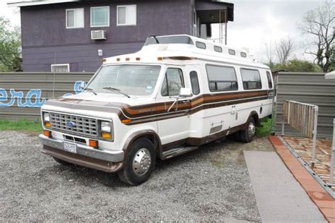 Vintage Class B Motorhome 1989 Ford Travelcraft Camper Rv And Camper