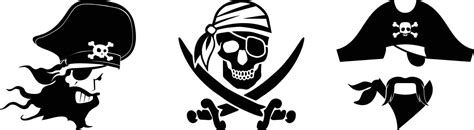 Pirates Heads Logos 4394221 Vector Art At Vecteezy