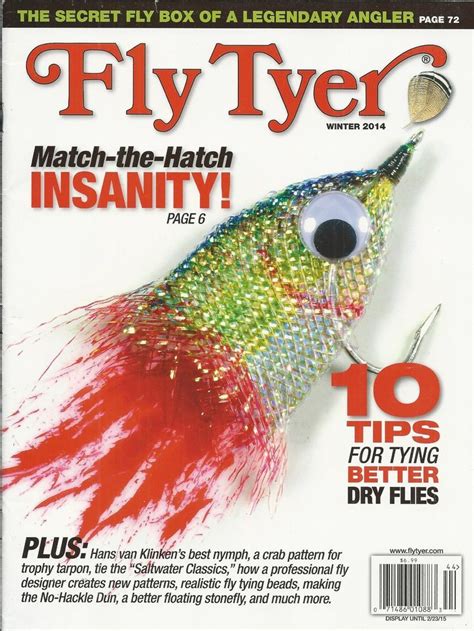 Fly Tyer Magazine Match The Hatch Dry Flies Crab Pattern Trophy Tarpon