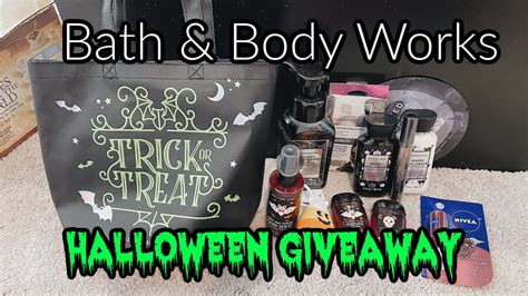 Bath And Body Works Halloween Giveaway Prizes Closed Youtube