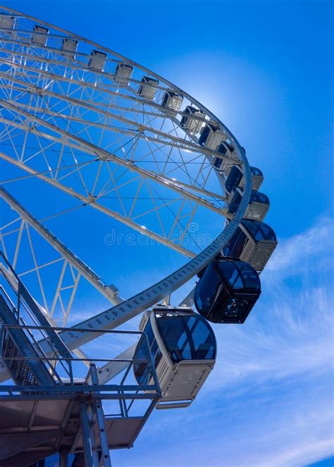 Big Great Ferris Wheel Ferris Vertical Stock Photo Image Of Heights