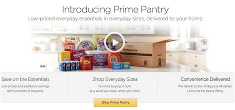 Amazon Prime Members Can Now Shop For Groceries With Addition Of Pantry