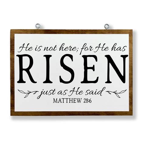 He Is Not Here For He Is Risen Just As He Said Matthew 286 Easter
