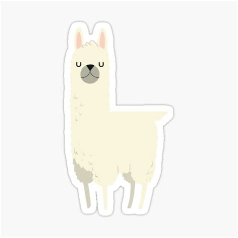 Llamas Sticker By Keatonnugent Redbubble