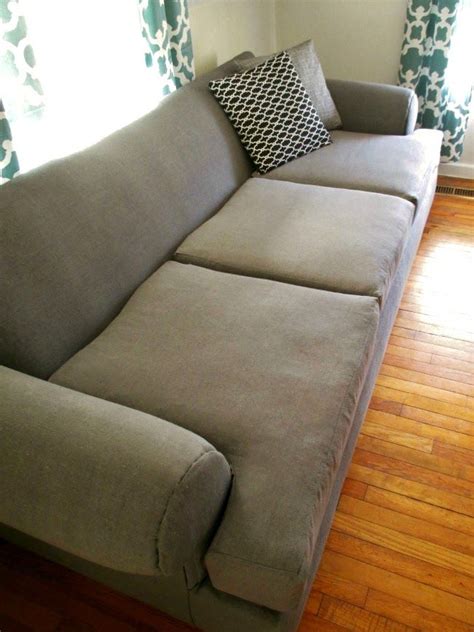 High Heels And Training Wheels DIY Couch Reupholster With A Painter S Drop Cloth Part The