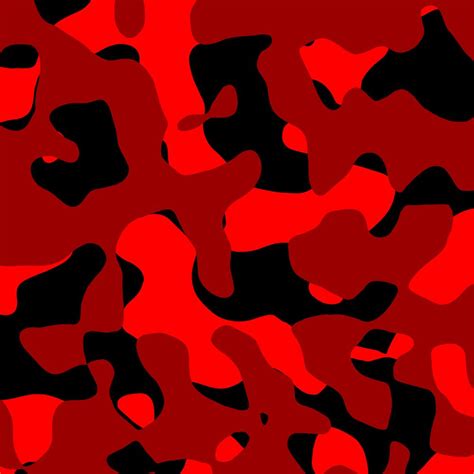 Black And Red Camo Abstract Sticker By Christy Leigh White Background