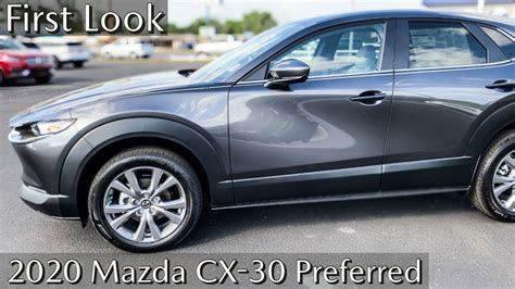 First Look 2020 Mazda Cx 30 Preferred In Machine Gray Metallic With
