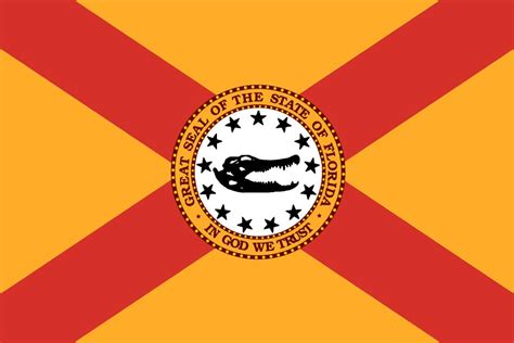 Redesigned Florida State Flag Rvexillology