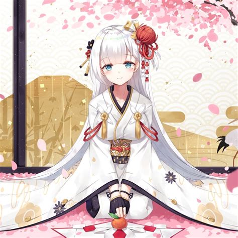 Download Kimono Anime Girl Japanese Traditional Dress 1080x1920