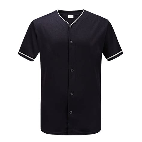 High Quality Streetwear Baseball Jersey Customize Breathable Youth