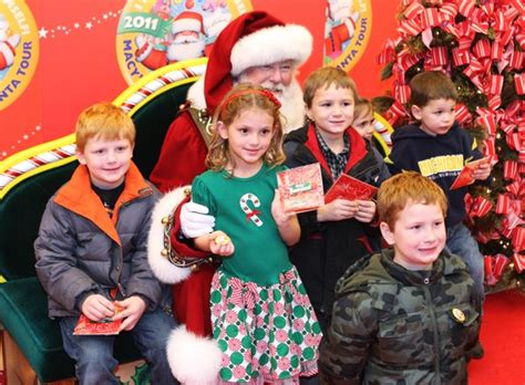 Santa Claus Receives Warm Welcome At Briarwood Mall