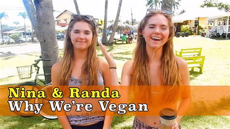 why we are vegan nina and randa youtube