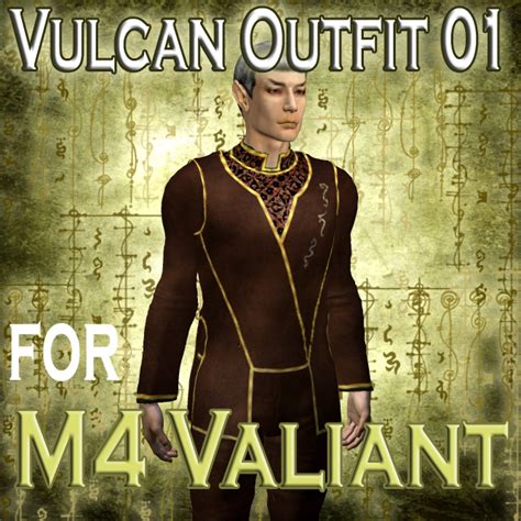 Vulcan Outfit For M4 Valiant 01 Poser Sharecg
