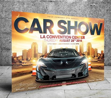 Car Show Flyer Template 25 Free And Premium Download