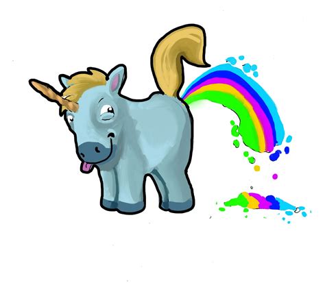 Tiny Art Show Rainbow Unicorn Farts