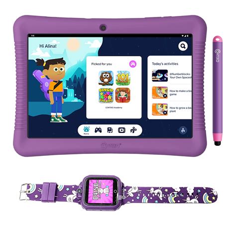 Contixo K102 10 Inch Kids Tablet And Smart Watch Bundle 2gb Ram And 32