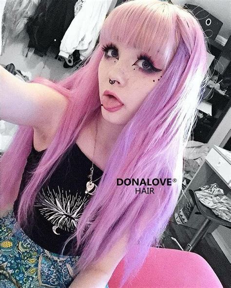 Pin By Diamondroseev 👸🏻💕 On Pink Hair In 2019 Pastel Goth Hair Goth