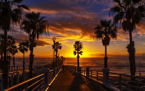Screensavers For Phones California Sunset Diego San Oceanside Desktop