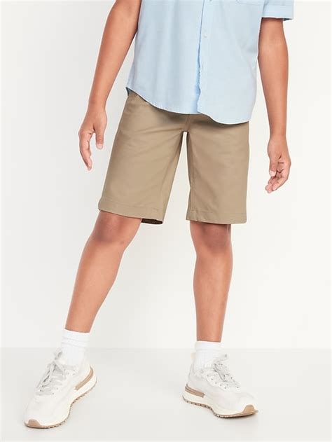 Twill Straight Uniform Shorts For Boys At Knee Old Navy