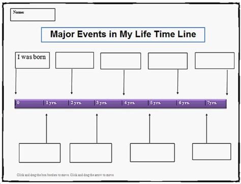 Blank Timeline Template Editable Portal Tutorials