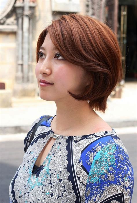 Ladies with short asian haircut look cute and the female film stars also going for short hair. Pictures of Cute Short Asian Bob Hairstyle For Women